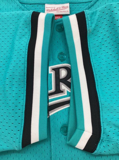 MITCHELL & NESS（ミッチェルアンドネス）MITCHELL & NESS (ミッチェルアンドネス) ゲームシャツ グリーン サイズ:3XLの古着・服飾アイテム