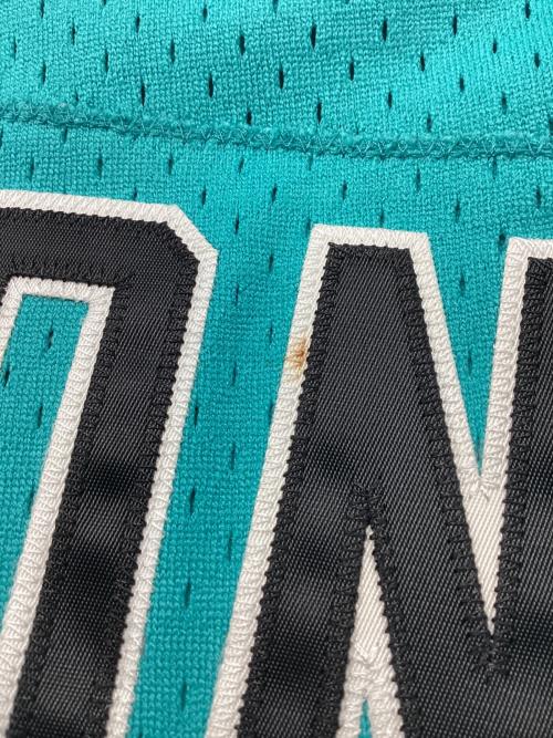 MITCHELL & NESS（ミッチェルアンドネス）MITCHELL & NESS (ミッチェルアンドネス) ゲームシャツ グリーン サイズ:3XLの古着・服飾アイテム