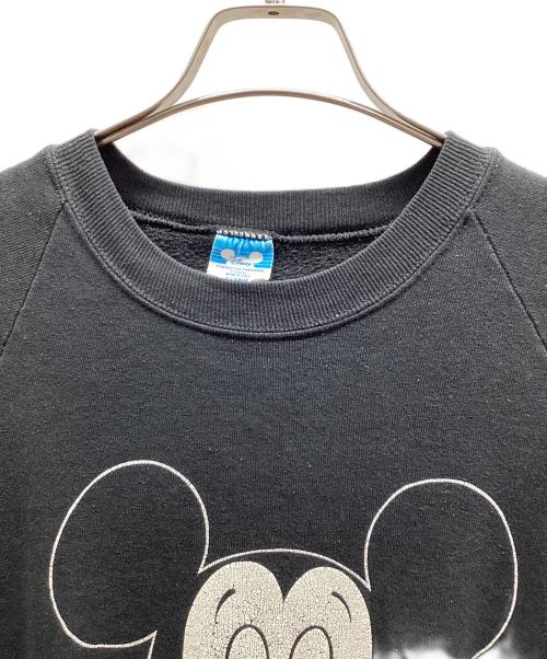 DISNEY（ディズニー）Disney (ディズニー) プリントスウェット ブラック サイズ:XLの古着・服飾アイテム