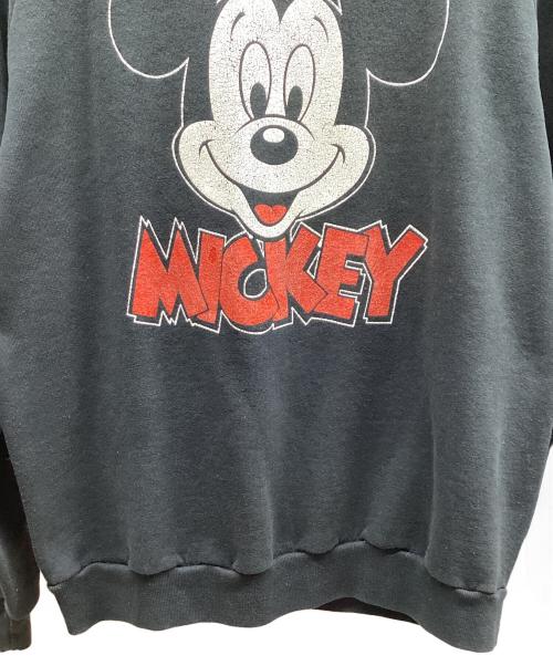 DISNEY（ディズニー）Disney (ディズニー) プリントスウェット ブラック サイズ:XLの古着・服飾アイテム