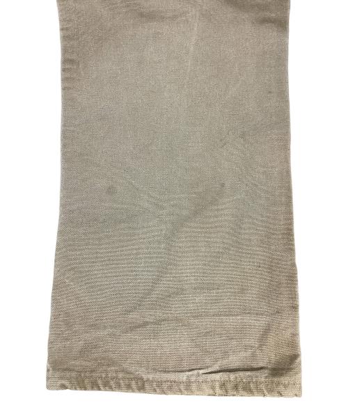 CarHartt（カーハート）CarHartt (カーハート) タックパンツ ベージュ サイズ:88.5㎝（W35）の古着・服飾アイテム