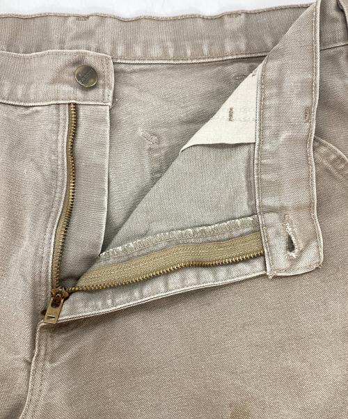 CarHartt（カーハート）CarHartt (カーハート) タックパンツ ベージュ サイズ:88.5㎝（W35）の古着・服飾アイテム