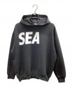 WIND AND SEAウィンダンシー）の古着「プルオーバーパーカー」｜ブラック