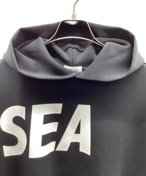 WIND AND SEA（ウィンダンシー）WIND AND SEA (ウィンダンシー) プルオーバーパーカー ブラック サイズ:Sの古着・服飾アイテム