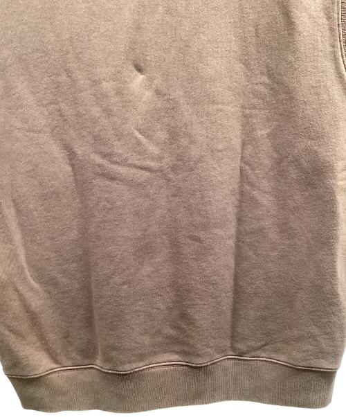 stussy（ステューシー）stussy (ステューシー) スウェットベスト ブラウン サイズ:Lの古着・服飾アイテム