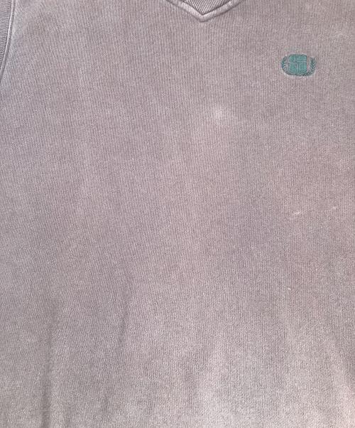 stussy（ステューシー）stussy (ステューシー) スウェットベスト ブラウン サイズ:Lの古着・服飾アイテム