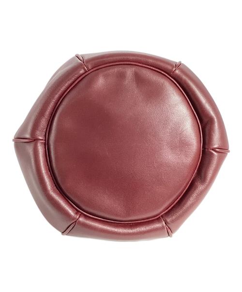 Cartier（カルティエ）Cartier (カルティエ) Cartier　マストライン　巾着ショルダーバッグ ボルドーの古着・服飾アイテム