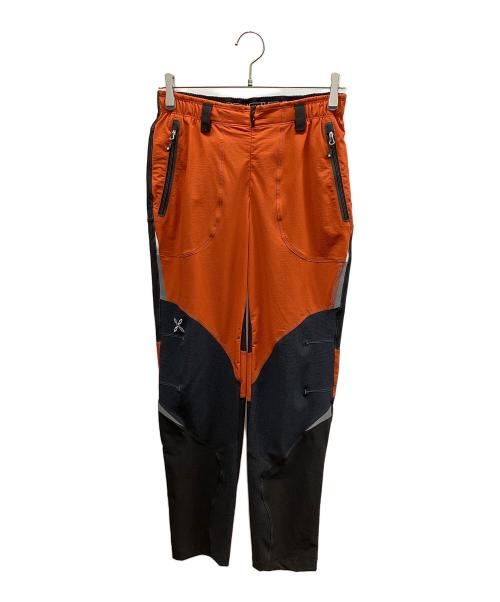 MONTURA（モンチュラ）MONTURA (モンチュラ) トレッキングボトム(ロング) ブラック×オレンジ サイズ:Sの古着・服飾アイテム