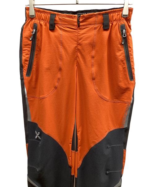 MONTURA（モンチュラ）MONTURA (モンチュラ) トレッキングボトム(ロング) ブラック×オレンジ サイズ:Sの古着・服飾アイテム