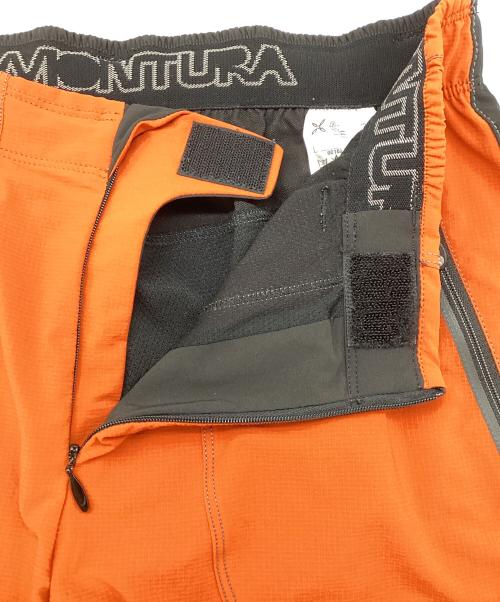MONTURA（モンチュラ）MONTURA (モンチュラ) トレッキングボトム(ロング) ブラック×オレンジ サイズ:Sの古着・服飾アイテム