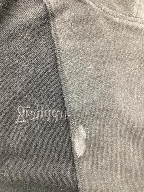 SUPPLIER（サプライヤー）SUPPLIER (サプライヤー) fleur leather patch zip hoodie グレー サイズ:XLの古着・服飾アイテム