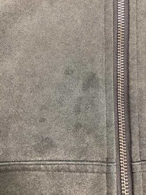 SUPPLIER（サプライヤー）SUPPLIER (サプライヤー) fleur leather patch zip hoodie グレー サイズ:XLの古着・服飾アイテム