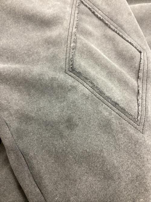 SUPPLIER（サプライヤー）SUPPLIER (サプライヤー) fleur leather patch zip hoodie グレー サイズ:XLの古着・服飾アイテム