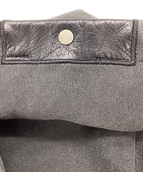 SUPPLIER（サプライヤー）SUPPLIER (サプライヤー) fleur leather patch zip hoodie グレー サイズ:XLの古着・服飾アイテム