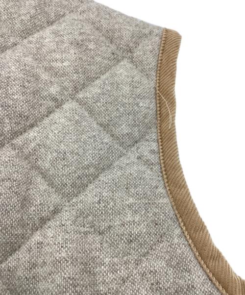 UNION SUPPLY（ユニオンサプライ）UNION SUPPLY (ユニオンサプライ) キルティングベスト ブラウン サイズ:Sの古着・服飾アイテム