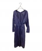 nest Robeネストローブ）の古着「長袖ワンピース」｜ネイビー