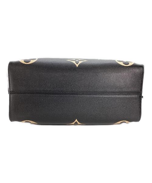 LOUIS VUITTON（ルイ ヴィトン）LOUIS VUITTON (ルイ ヴィトン) LOUIS VUITTON　モノグラム・アンプラント　オンザゴーMM　トートバッグ ブラック×ベージュの古着・服飾アイテム