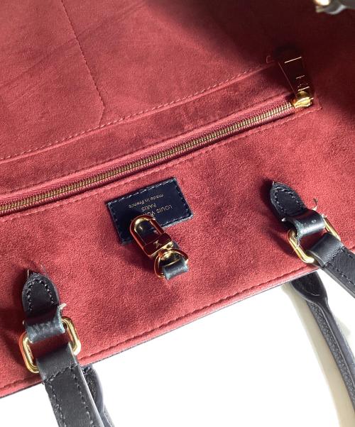 LOUIS VUITTON（ルイ ヴィトン）LOUIS VUITTON (ルイ ヴィトン) LOUIS VUITTON　モノグラム・アンプラント　オンザゴーMM　トートバッグ ブラック×ベージュの古着・服飾アイテム