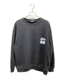 stussy（ステューシー）の古着「ロゴスウェット」｜ブラック