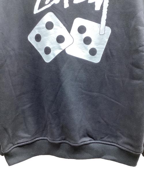 stussy（ステューシー）stussy (ステューシー) ロゴスウェット ブラック サイズ:Lの古着・服飾アイテム