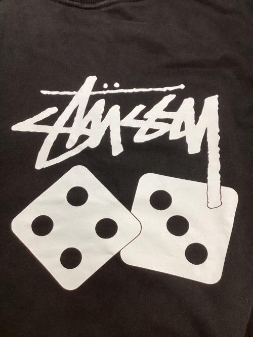 stussy（ステューシー）stussy (ステューシー) ロゴスウェット ブラック サイズ:Lの古着・服飾アイテム