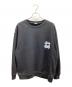 stussy（ステューシー）の古着「ロゴスウェット」｜ブラック