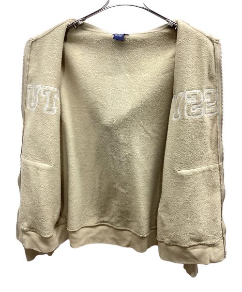 stussy（ステューシー）stussy (ステューシー) ジップパーカー ベージュ サイズ:Sの古着・服飾アイテム