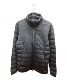 DESCENTE（デサント）の古着「DESCENTE　キルティングジャケット　ゴルフウェア」｜ブラック