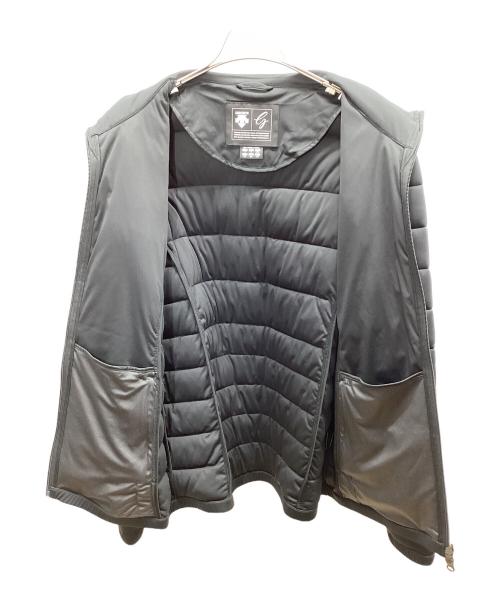 DESCENTE（デサント）DESCENTE (デサント) DESCENTE　キルティングジャケット　ゴルフウェア ブラック サイズ:XLの古着・服飾アイテム