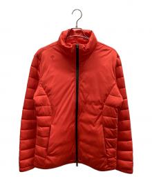 DESCENTE（デサント）の古着「DESCENTE　キルティングジャケット　ゴルフウェア」｜レッド
