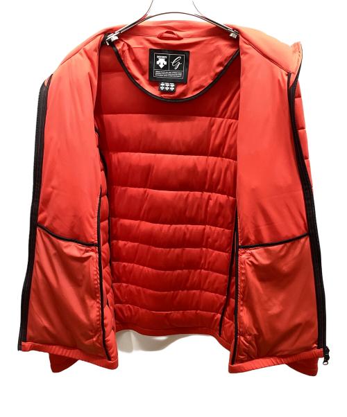 DESCENTE（デサント）DESCENTE (デサント) DESCENTE　キルティングジャケット　ゴルフウェア レッド サイズ:XLの古着・服飾アイテム