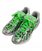 PUMAプーマ）の古着「INVERSE RIPNDIP PUMA SILVER-FLURO」｜シルバー×グリーン
