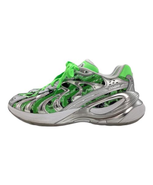PUMA（プーマ）PUMA (プーマ) INVERSE RIPNDIP PUMA SILVER-FLURO シルバー×グリーン サイズ:28の古着・服飾アイテム