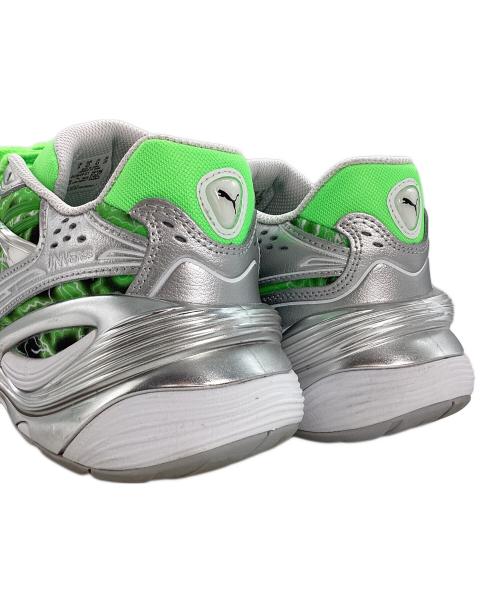 PUMA（プーマ）PUMA (プーマ) INVERSE RIPNDIP PUMA SILVER-FLURO シルバー×グリーン サイズ:28の古着・服飾アイテム