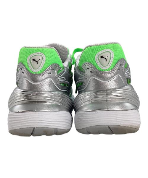 PUMA（プーマ）PUMA (プーマ) INVERSE RIPNDIP PUMA SILVER-FLURO シルバー×グリーン サイズ:28の古着・服飾アイテム