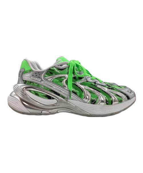 PUMA（プーマ）PUMA (プーマ) INVERSE RIPNDIP PUMA SILVER-FLURO シルバー×グリーン サイズ:28の古着・服飾アイテム