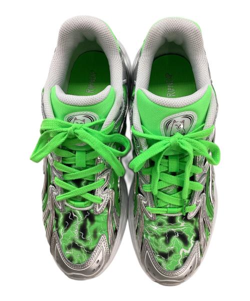 PUMA（プーマ）PUMA (プーマ) INVERSE RIPNDIP PUMA SILVER-FLURO シルバー×グリーン サイズ:28の古着・服飾アイテム