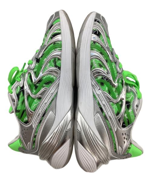 PUMA（プーマ）PUMA (プーマ) INVERSE RIPNDIP PUMA SILVER-FLURO シルバー×グリーン サイズ:28の古着・服飾アイテム