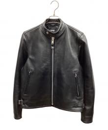 Schott（ショット）の古着「シングルライダースジャケット」｜ブラック