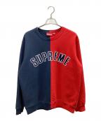 SUPREMEシュプリーム）の古着「Supreme Split Crewneck Sweatshirt 