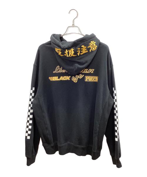 THE BLACK EYE PATCH（ブラックアイパッチ）THE BLACK EYE PATCH (ブラックアイパッチ) LIBERTY WALK (リバティーウォーク) パーカー ブラック サイズ:XLの古着・服飾アイテム