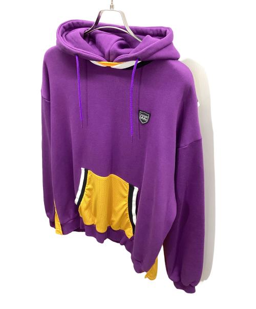 CHILAXXX（チラックス）CHILAXXX (チラックス) パーカー パープル×イエロー サイズ:Lの古着・服飾アイテム