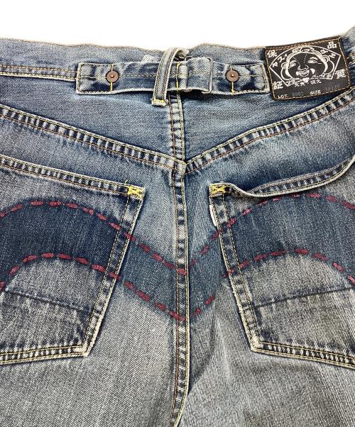 EVISU（エヴィス）EVISU (エヴィス) デニムパンツ ブルー サイズ:76cm(W30)の古着・服飾アイテム