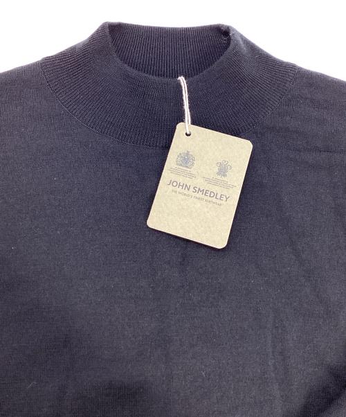 JOHN SMEDLEY（ジョンスメドレー）JOHN SMEDLEY (ジョンスメドレー) JOHN SMEDLEY　モックネックニットプルオーバー ブラック サイズ:M 未使用品の古着・服飾アイテム