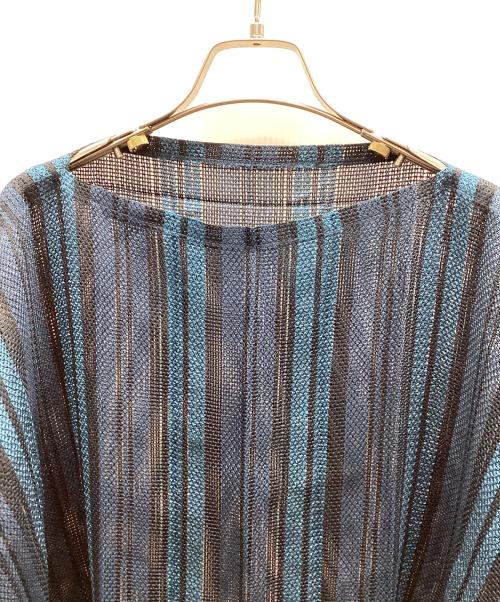 me ISSEY MIYAKE（ミーイッセイ ミヤケ）me ISSEY MIYAKE (ミーイッセイ ミヤケ) 半袖カットソー ブルー サイズ:FREEの古着・服飾アイテム