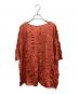 ISSEY MIYAKE (イッセイミヤケ) 半袖カットソー ブラウン サイズ:FREE：6000円