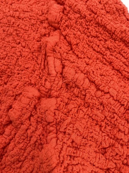 me ISSEY MIYAKE（ミーイッセイ ミヤケ）me ISSEY MIYAKE (ミーイッセイ ミヤケ) カリフラワーカーディガン オレンジ サイズ:FREEの古着・服飾アイテム