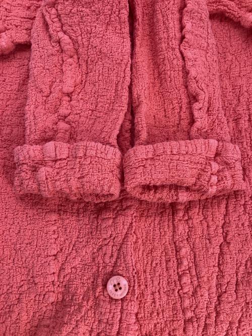 me ISSEY MIYAKE（ミーイッセイ ミヤケ）me ISSEY MIYAKE (ミーイッセイ ミヤケ) カリフラワーカーディガン オレンジ サイズ:FREEの古着・服飾アイテム