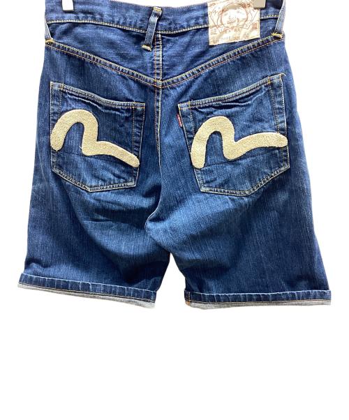EVISU（エヴィス）EVISU (エヴィス) ショートデニムパンツ ブルー サイズ:81㎝（W32）の古着・服飾アイテム