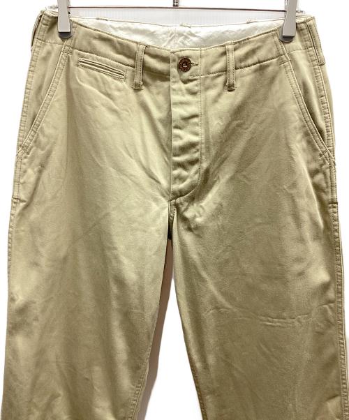 EVISU（エヴィス）EVISU (エヴィス) チノパン ベージュ サイズ:81㎝（W32）の古着・服飾アイテム